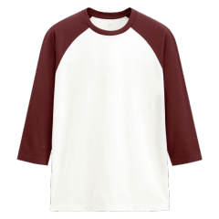 100% Cotton Custom 3/4 Sleeve Shirt