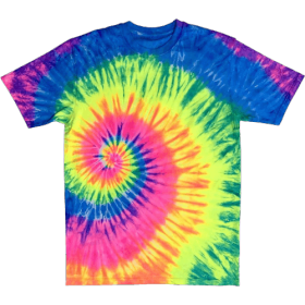 Adult 60s Hippie Tie-Dye Swirl T-Shirt
