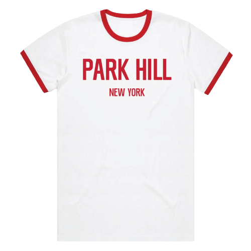 PH Classic ringer t shirts - White+Red